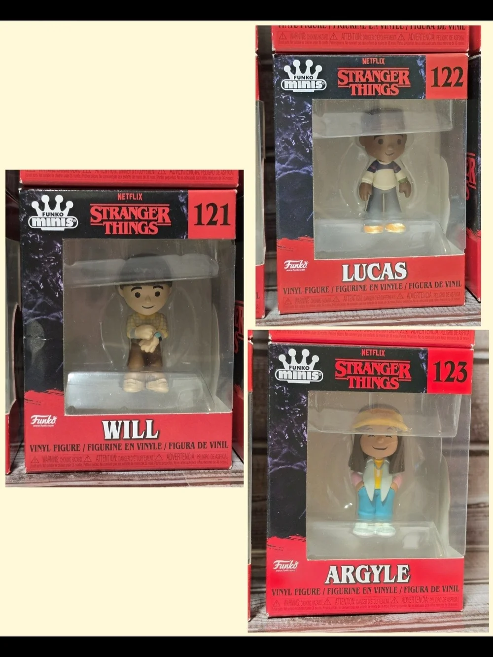 Complete Set of Stranger Things Mini Funko Figures